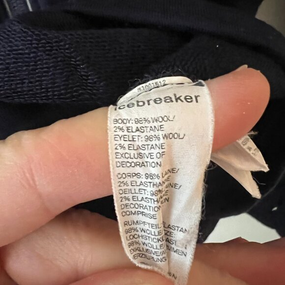 Icebreaker Merino GT Wool Blend Hooded Lightweight Jacket Women's Size Large - Picture 8 of 11